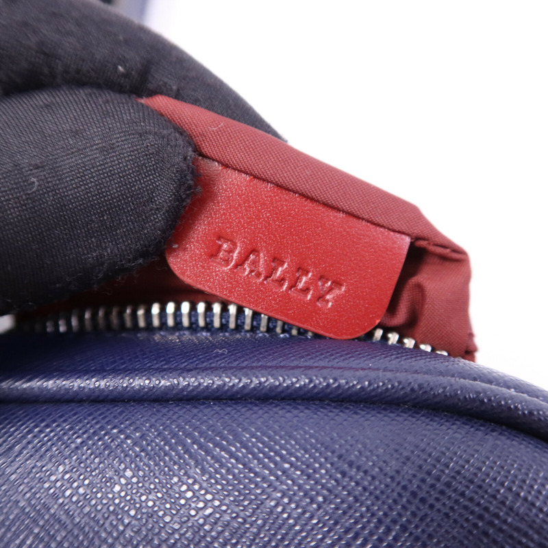 BALLY 牛皮皮革Shoulder Bag銀扣肩背袋-7