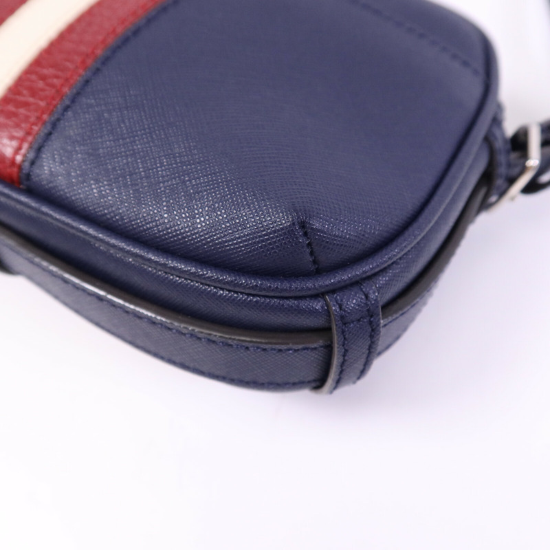 BALLY 牛皮皮革Shoulder Bag銀扣肩背袋-10