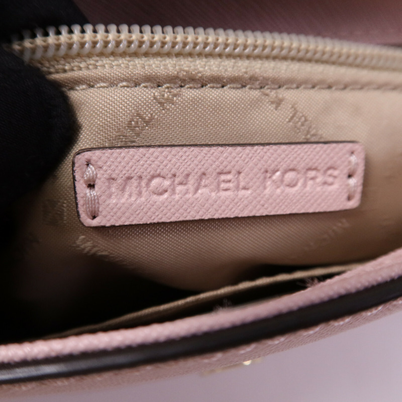 Michael Kors 牛皮皮革Shoulder Bag金扣肩背袋-5