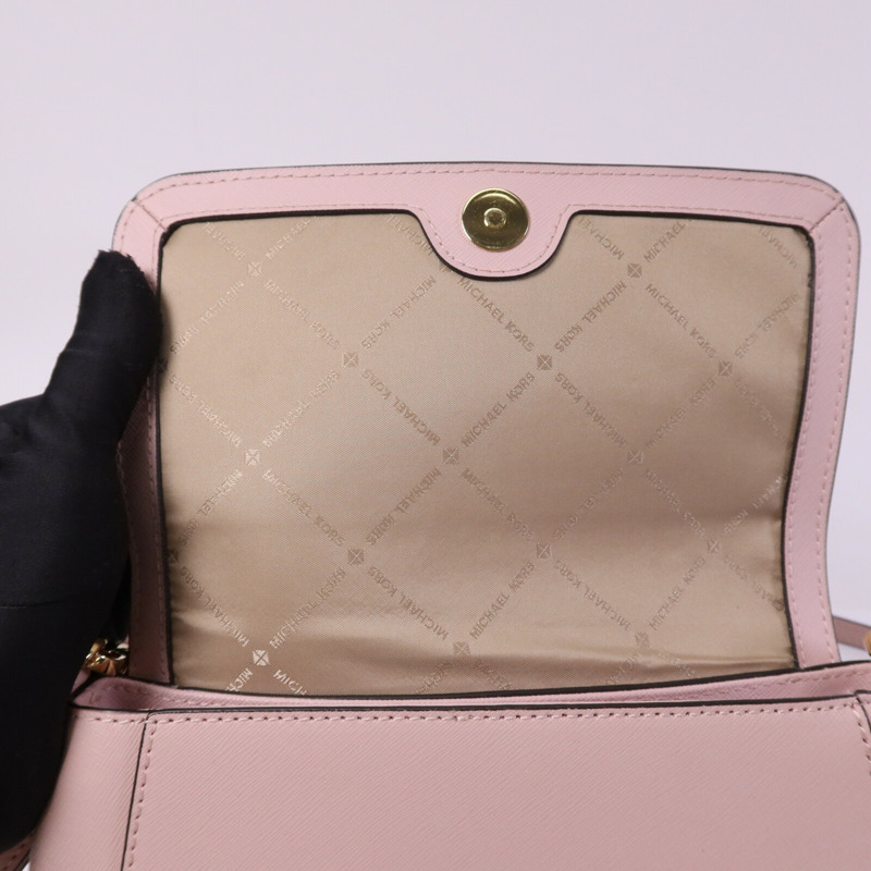 Michael Kors 牛皮皮革Shoulder Bag金扣肩背袋-14