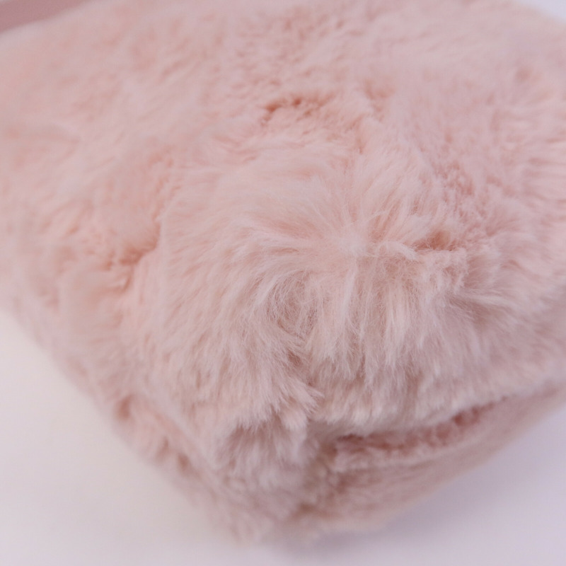 Longchamp 毛茸Shoulder Bag銀扣手挽肩背兩用袋-12