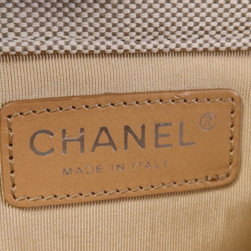 CHANEL 帆布Hand Bag銀扣手挽袋-5