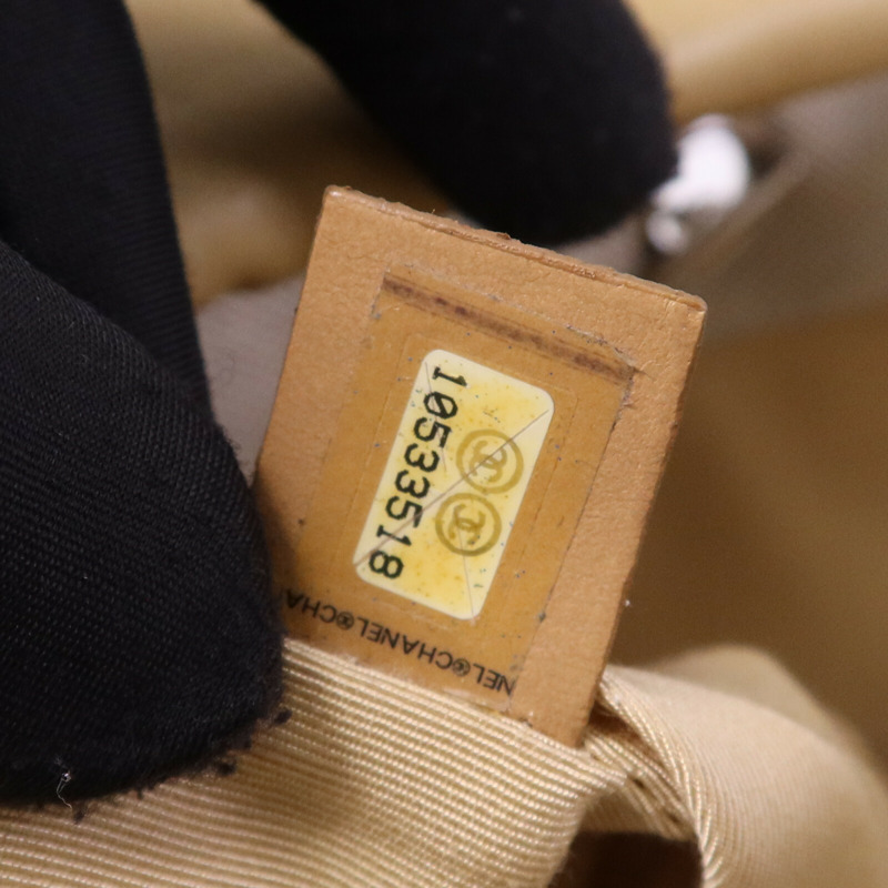 CHANEL 帆布Hand Bag銀扣手挽袋-7