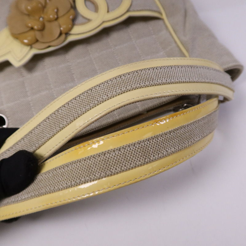 CHANEL 帆布Hand Bag銀扣手挽袋-16