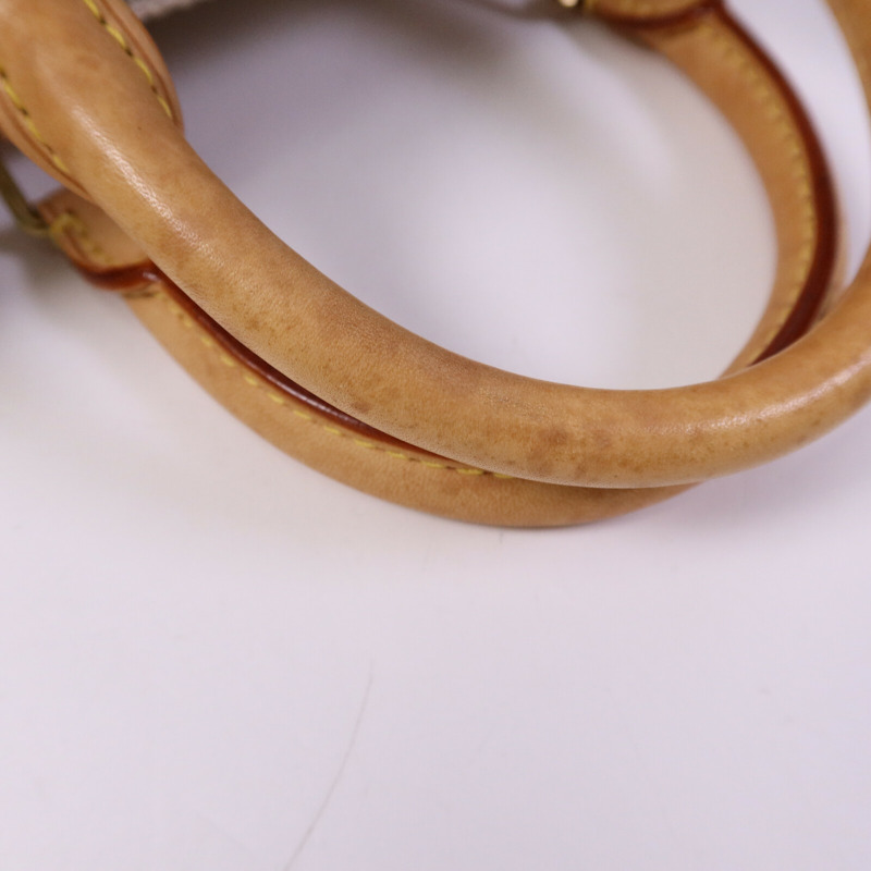 LOUIS VUITTON Damier Azur Speedy 25金扣手挽袋-14