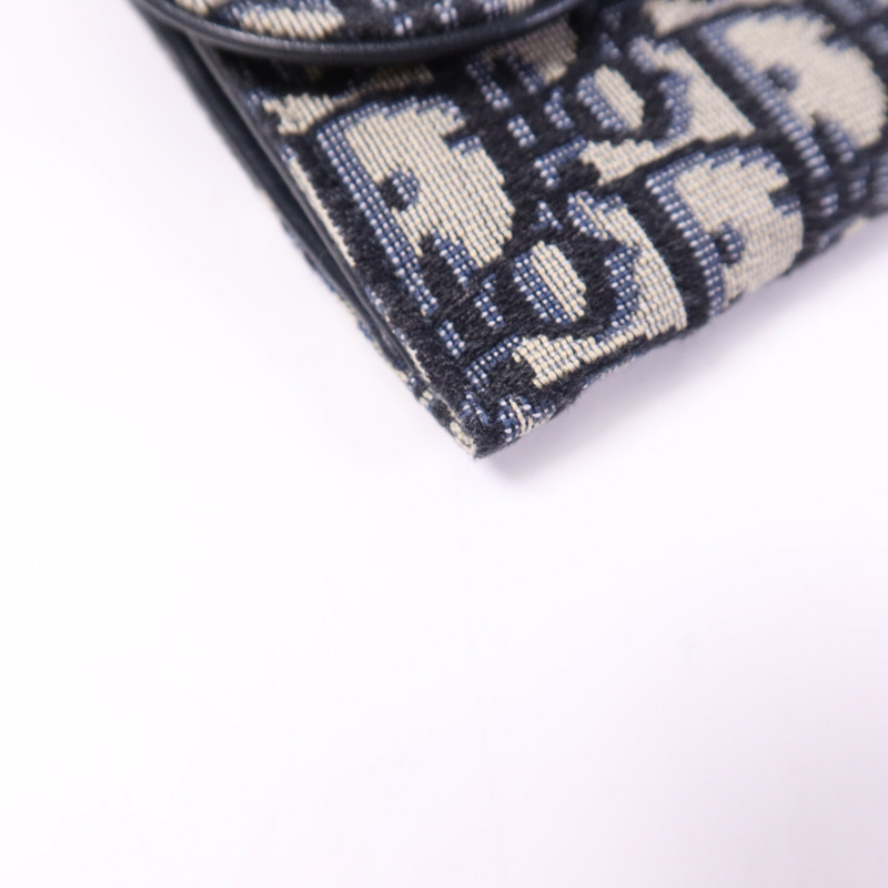 Dior 帆布Dior Oblique金扣鏈帶肩背袋-10