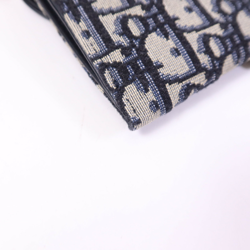 Dior 帆布Dior Oblique金扣鏈帶肩背袋-12