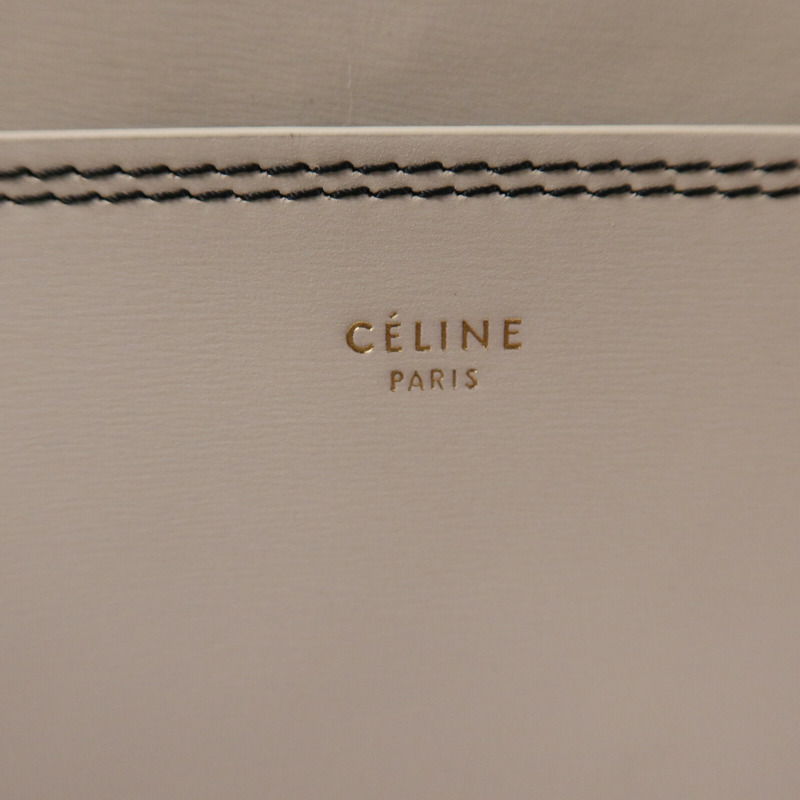CELINE 牛皮皮革Sangle Bucket金扣手挽袋-5