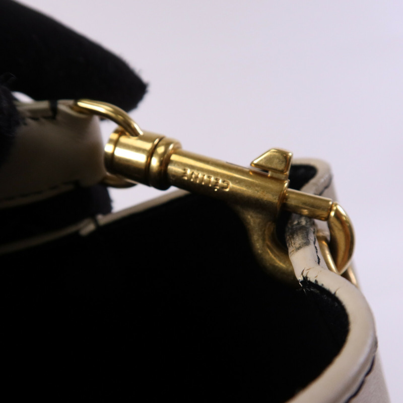 CELINE 牛皮皮革Sangle Bucket金扣手挽袋-6