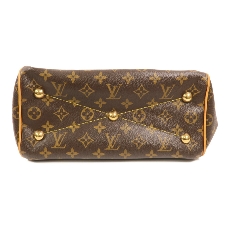 LOUIS VUITTON Monogram Tivoli PM金扣手挽袋-3