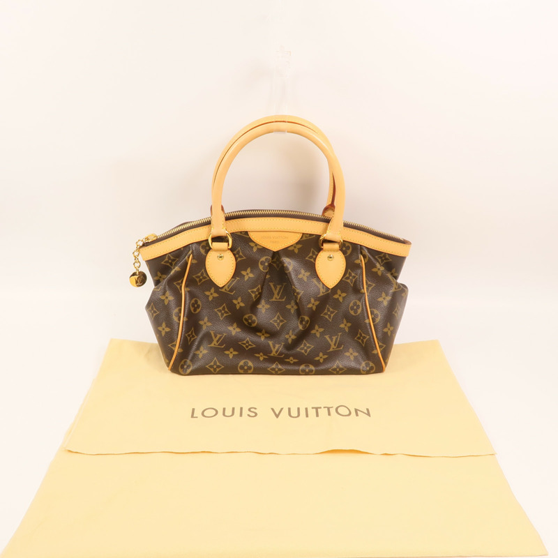 LOUIS VUITTON Monogram Tivoli PM金扣手挽袋-8