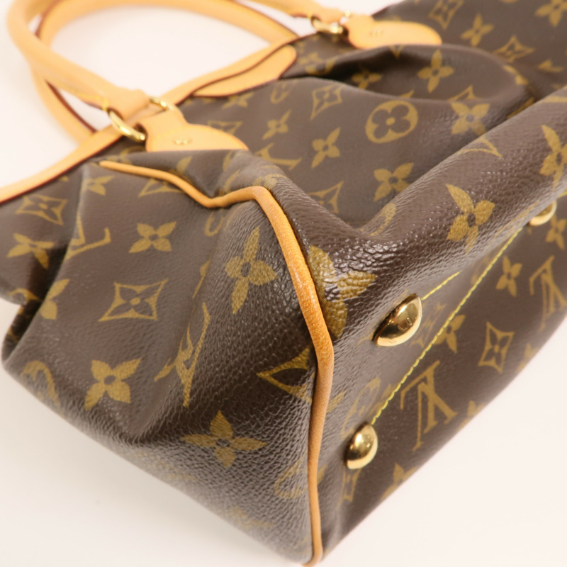 LOUIS VUITTON Monogram Tivoli PM金扣手挽袋-12