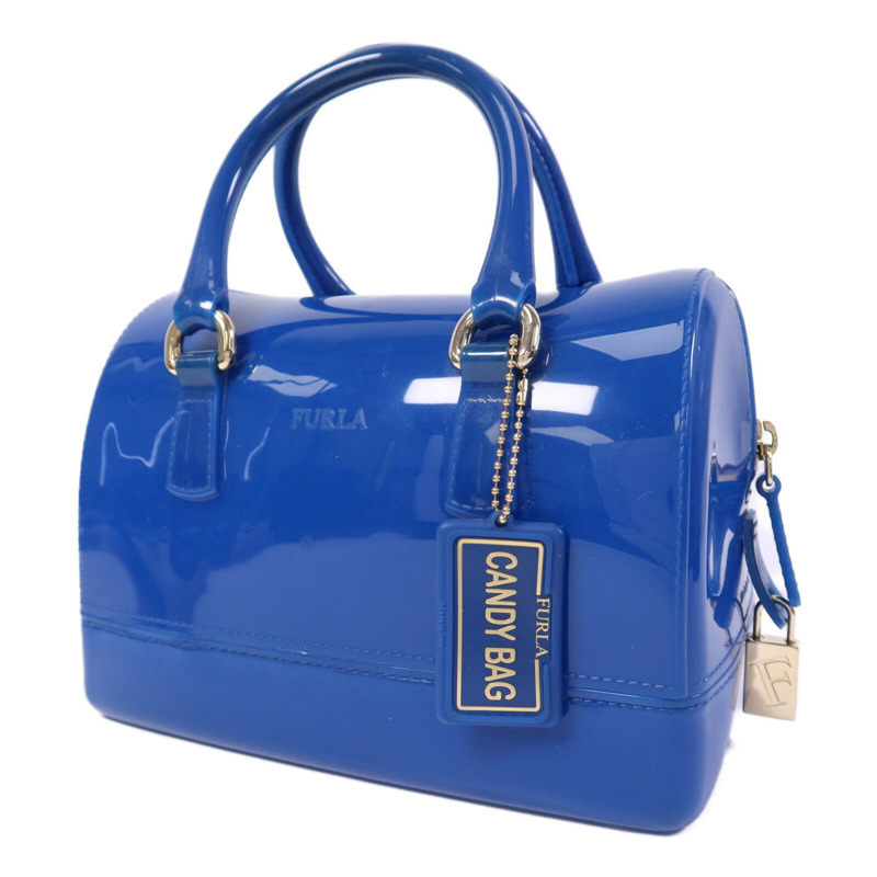 Furla PVC Candy Cookie S Sachel金扣手挽袋-2