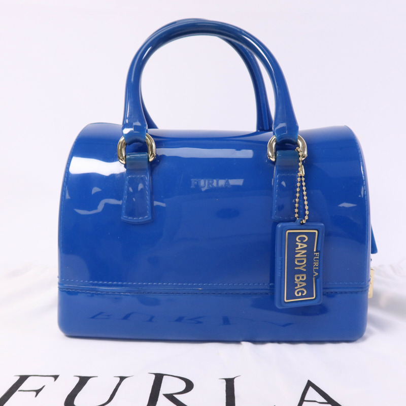 Furla PVC Candy Cookie S Sachel金扣手挽袋-5