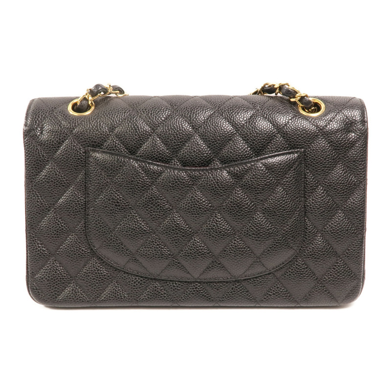 CHANEL 牛皮皮革Classic 25金扣鏈帶肩背袋-1