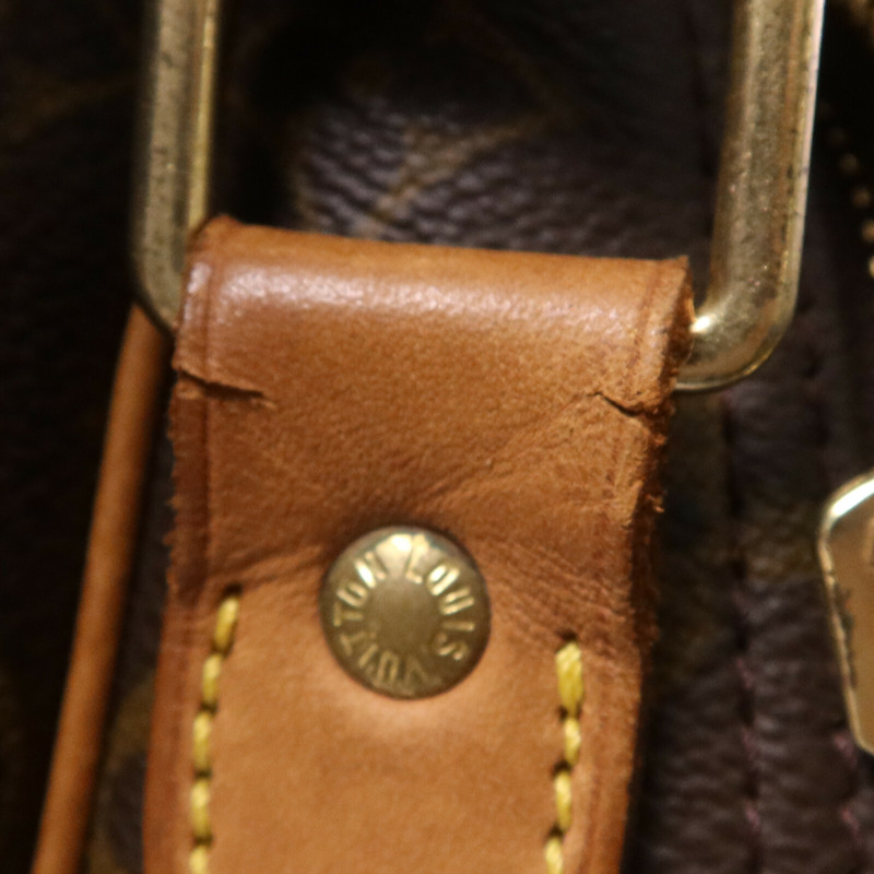 LOUIS VUITTON Monogram Reporter GM金扣肩背袋-15