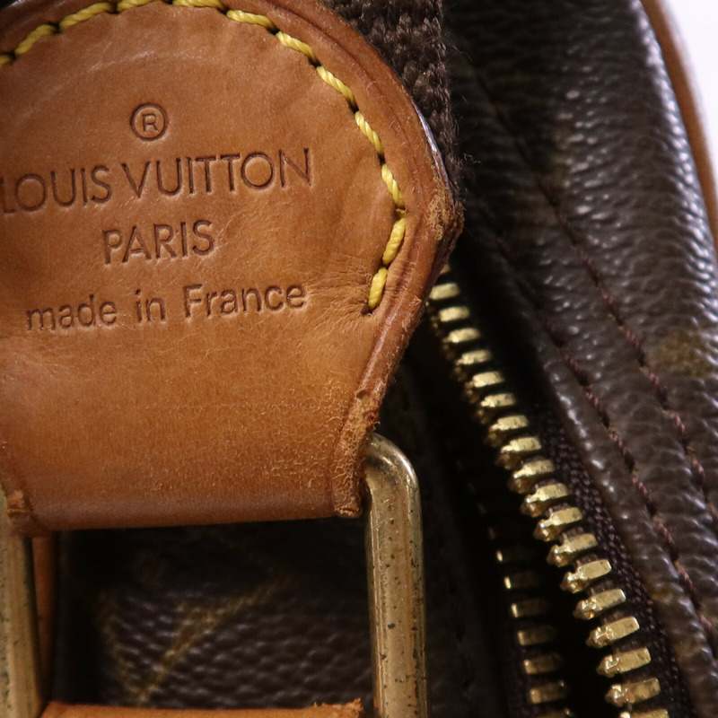 LOUIS VUITTON Monogram Reporter GM金扣肩背袋-16