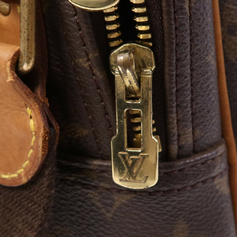 LOUIS VUITTON Monogram Reporter GM金扣肩背袋-19