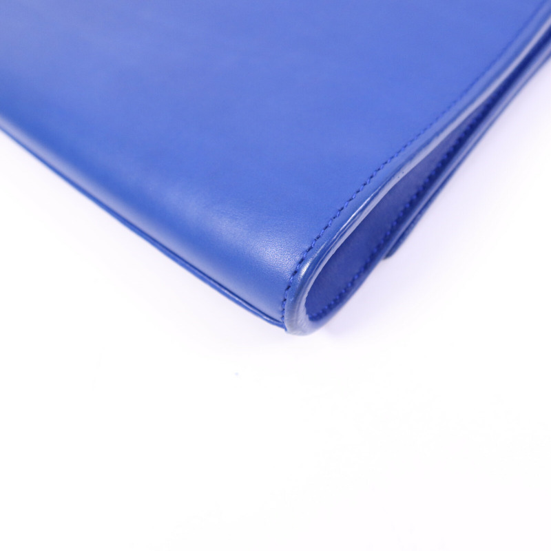 YVES SAINT LAURENT 牛皮皮革Clutch金扣手拿包-11