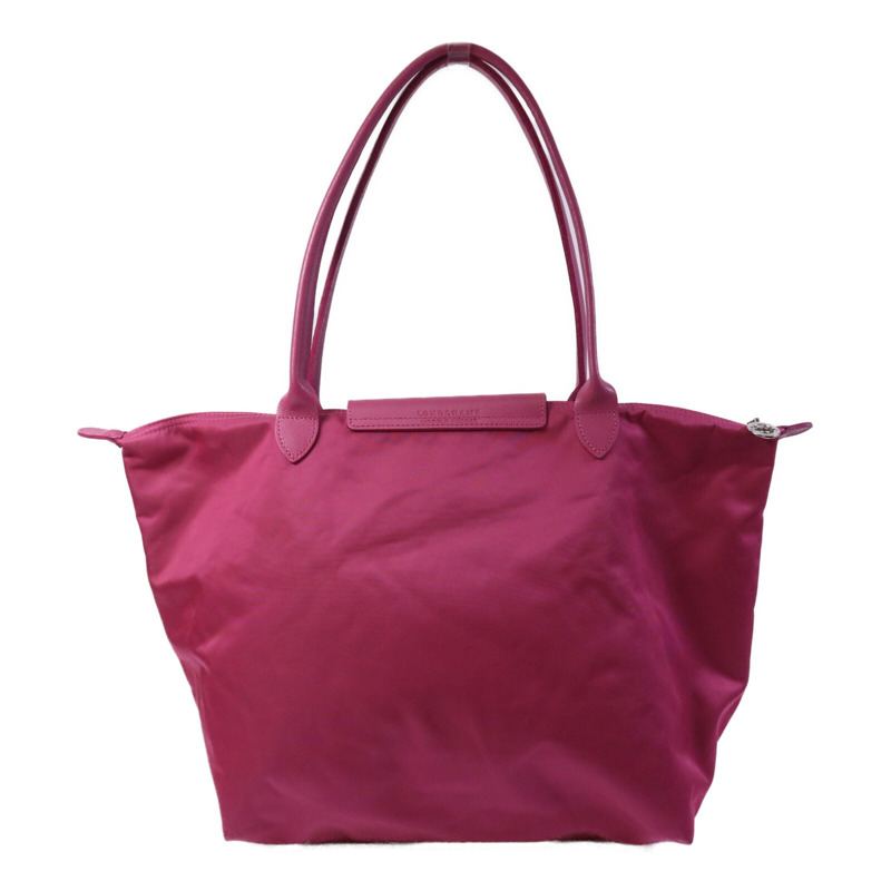 Longchamp 帆布Shoulder Bag銀扣肩背袋-1
