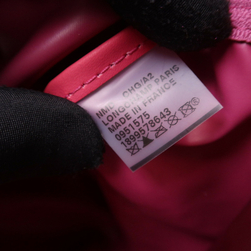 Longchamp 帆布Shoulder Bag銀扣肩背袋-7