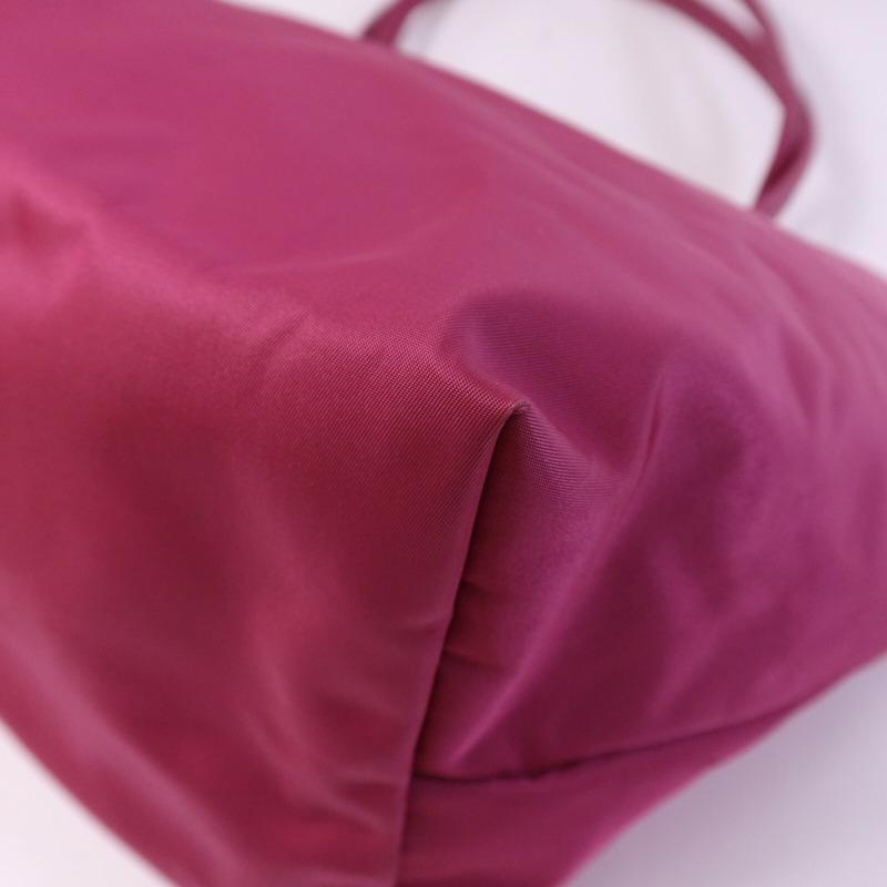 Longchamp 帆布Shoulder Bag銀扣肩背袋-10