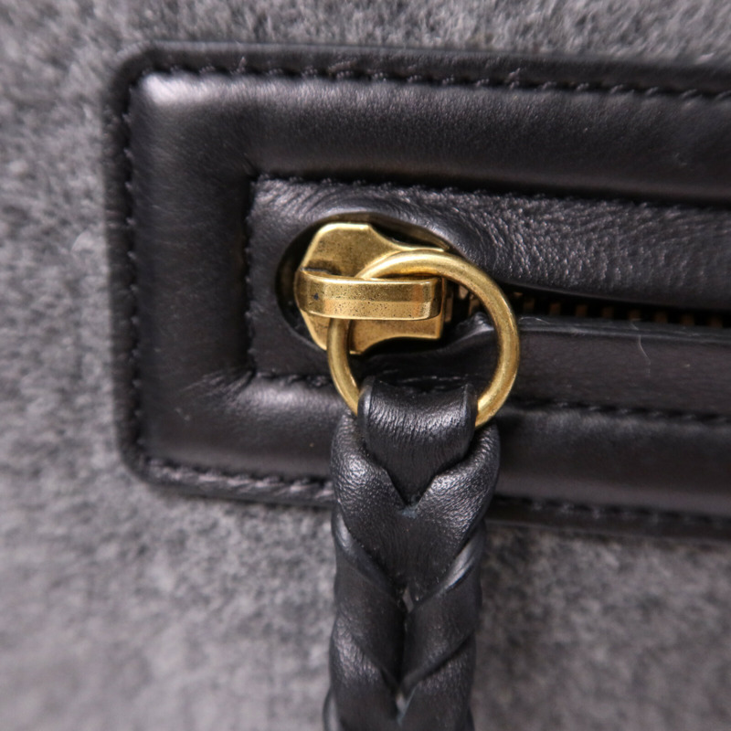 CELINE 羊毛Phantom Luggage金扣手挽袋-6