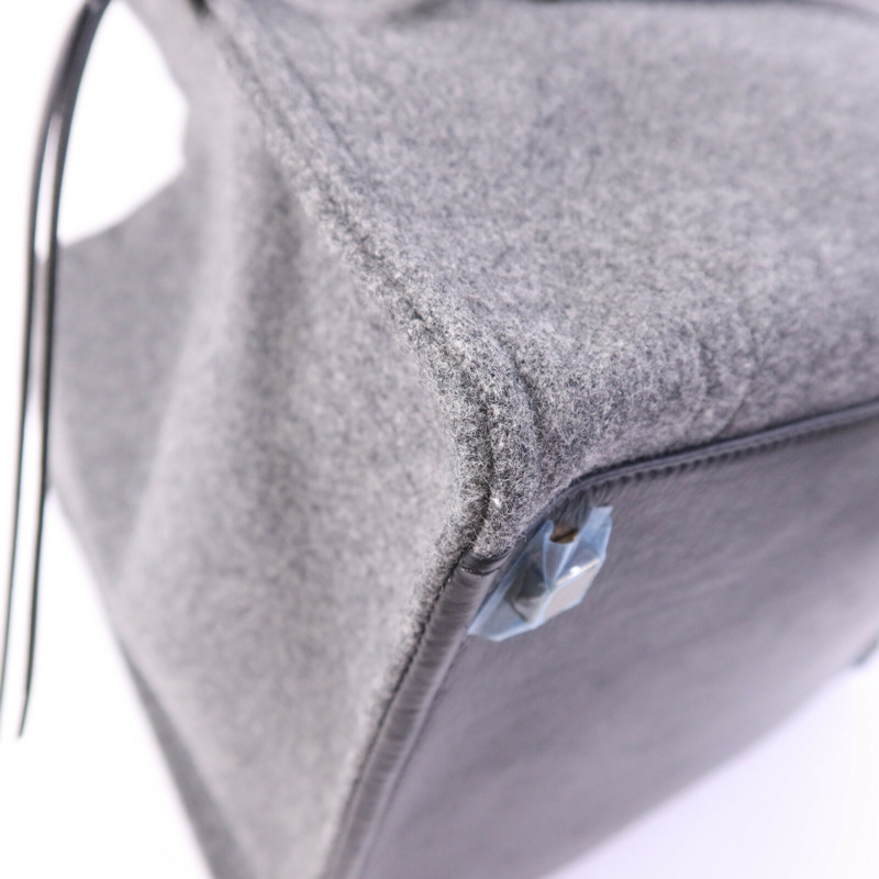 CELINE 羊毛Phantom Luggage金扣手挽袋-10