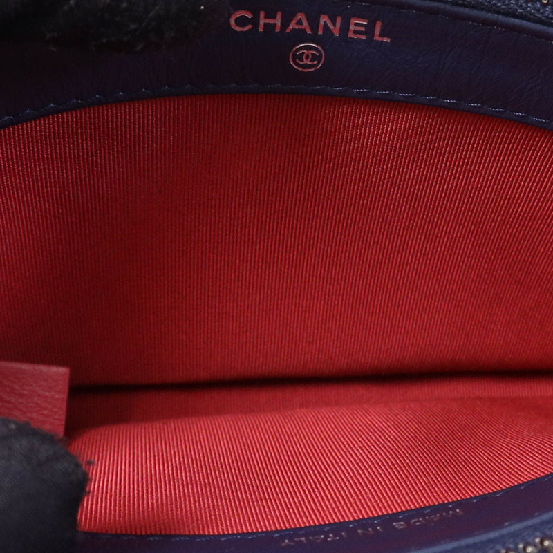 CHANEL 羊皮皮革Gabrielle Wallet On Chain鏈帶肩背袋-4