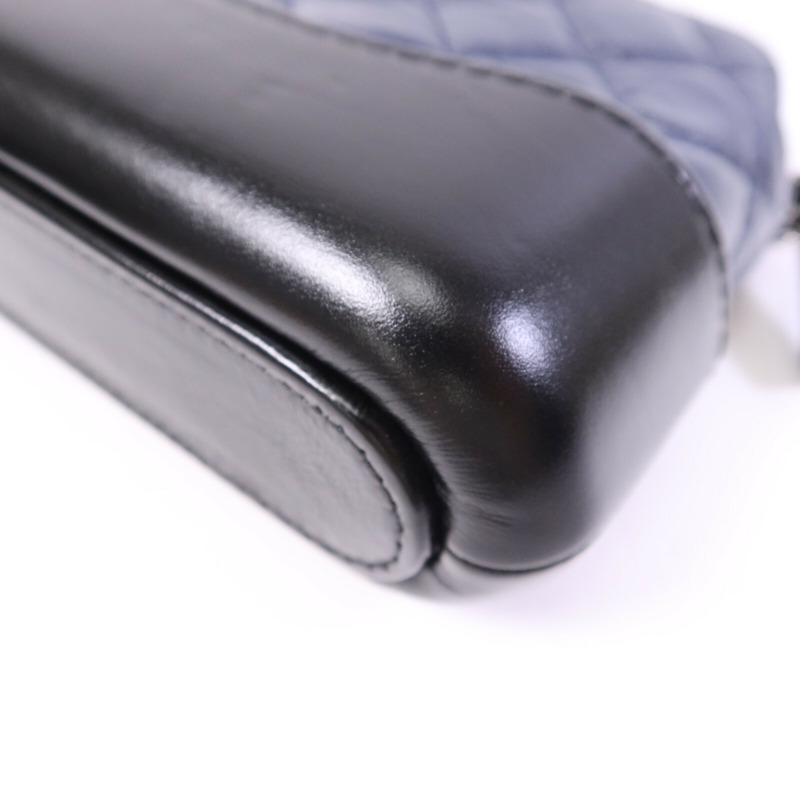 CHANEL 羊皮皮革Gabrielle Wallet On Chain鏈帶肩背袋-12