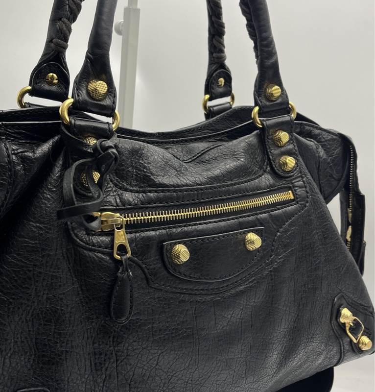 🏷️ Balenciaga 黑金機車包-2