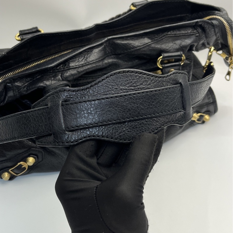 🏷️ Balenciaga 黑金機車包-12