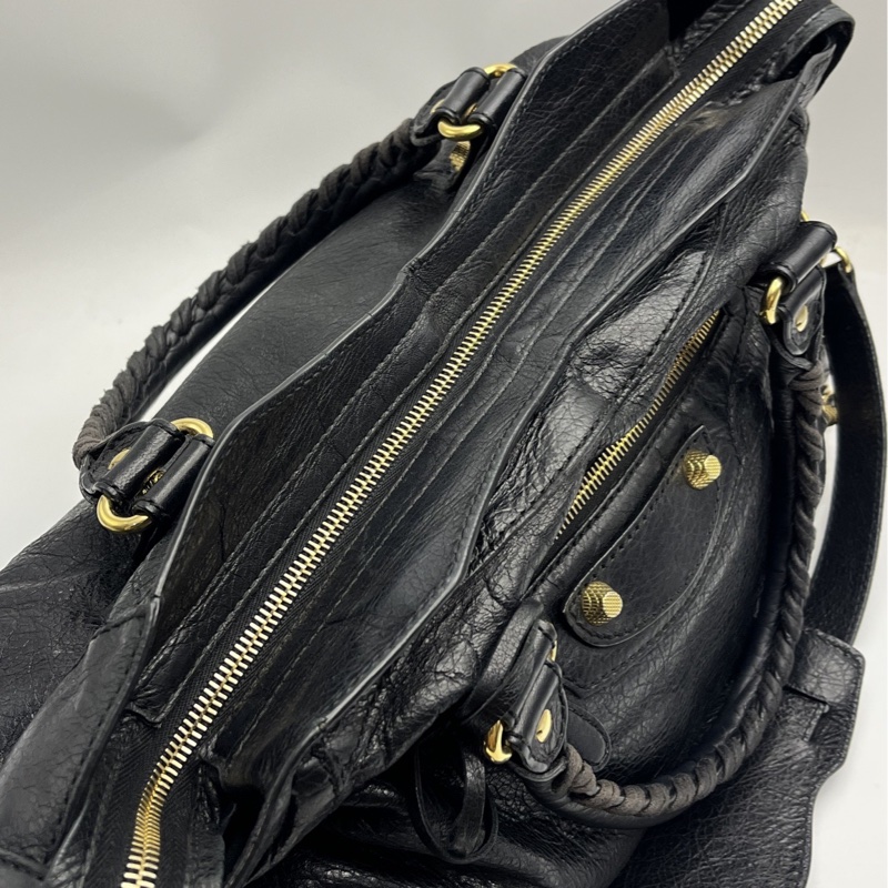 🏷️ Balenciaga 黑金機車包-15