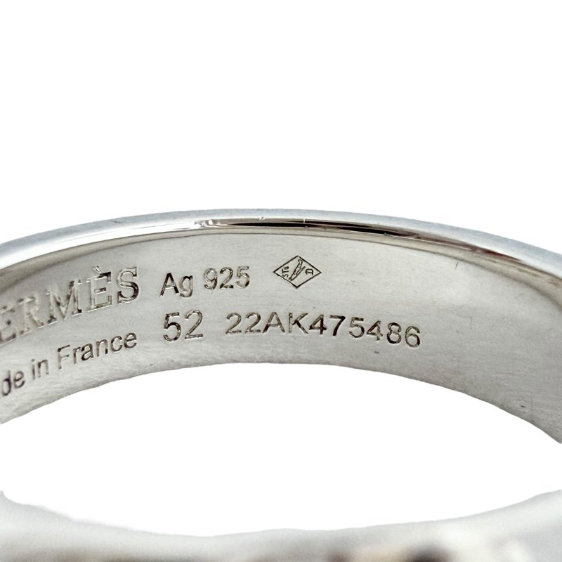 HERMES Collier de chien 純銀 戒指-10