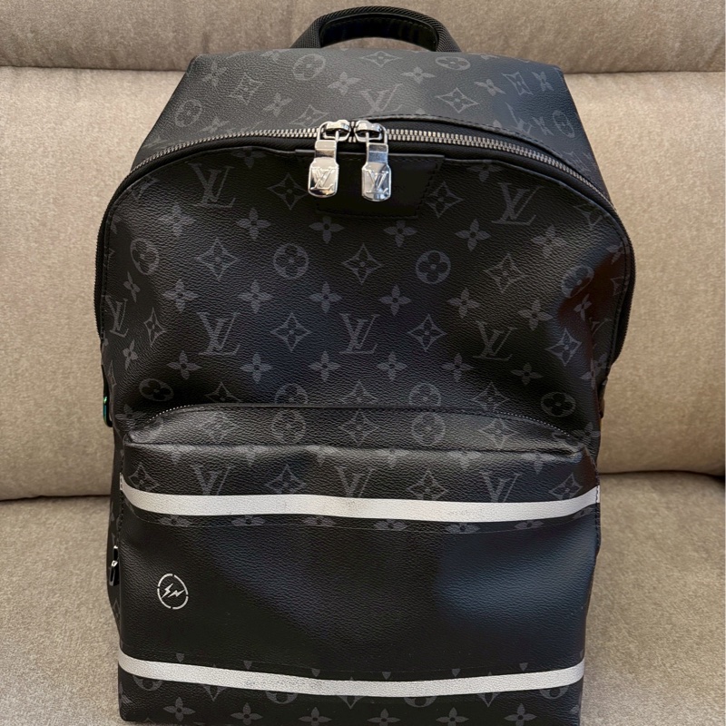 LV藤原浩閃電黑後背包-0