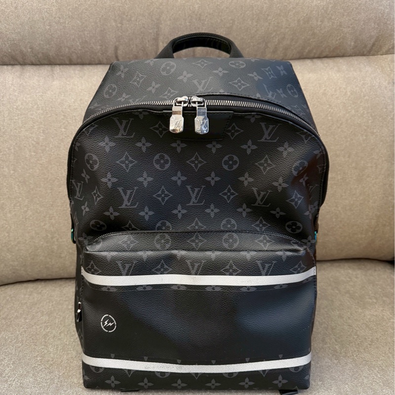 LV藤原浩閃電黑後背包-1