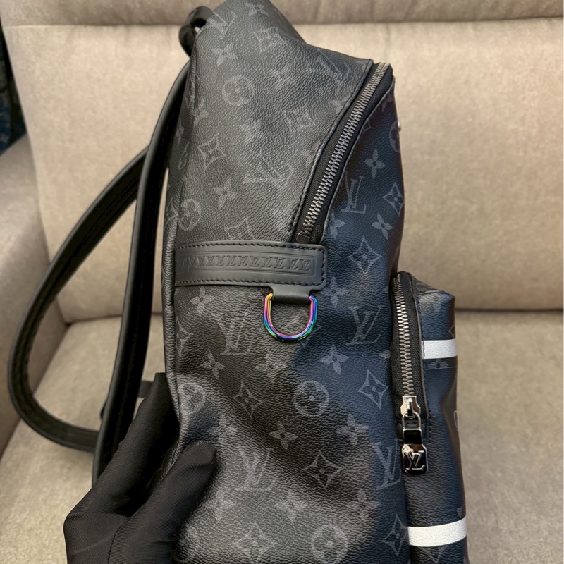 LV藤原浩閃電黑後背包-4