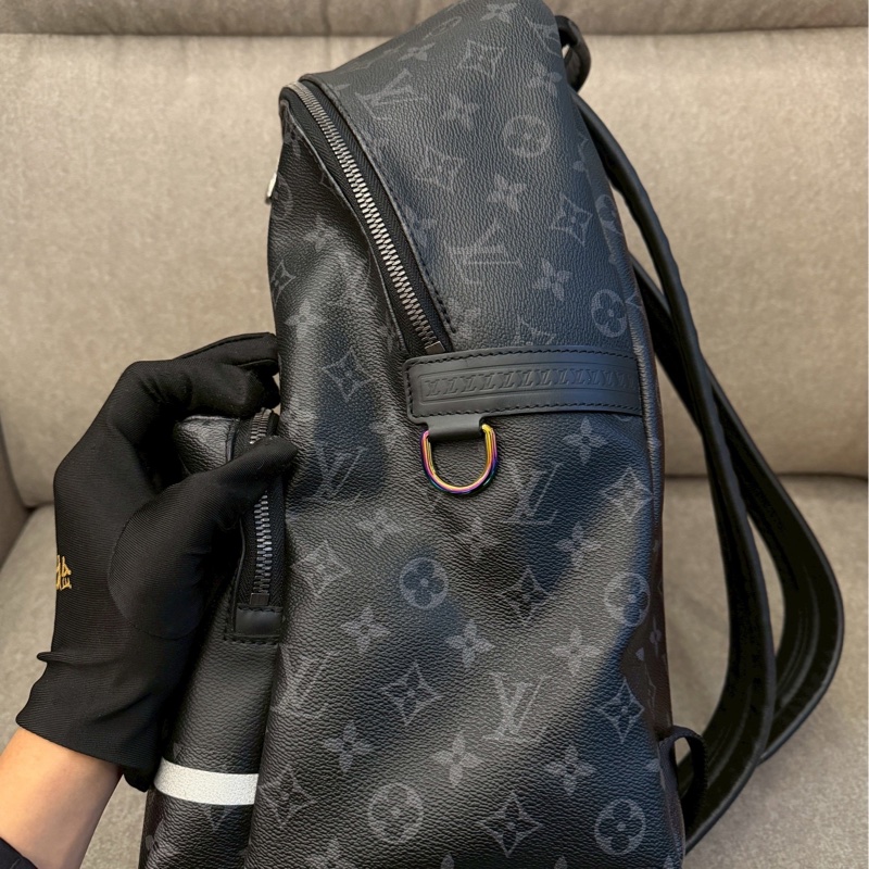 LV藤原浩閃電黑後背包-5