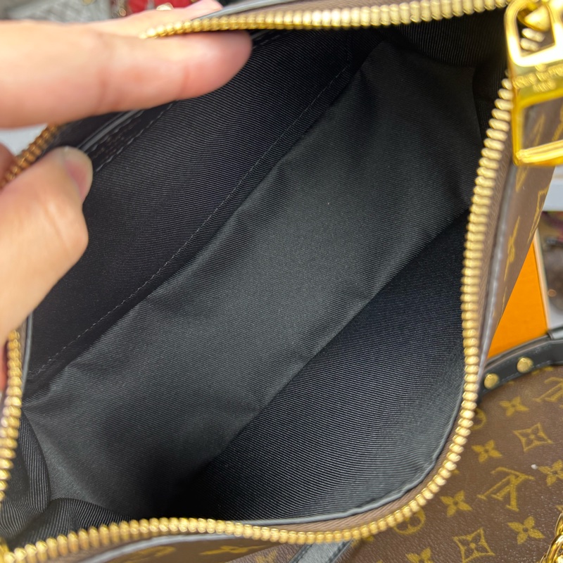 上架中🔑Louis Vuitton 新款原花Boulogne黑牛角肩背-17