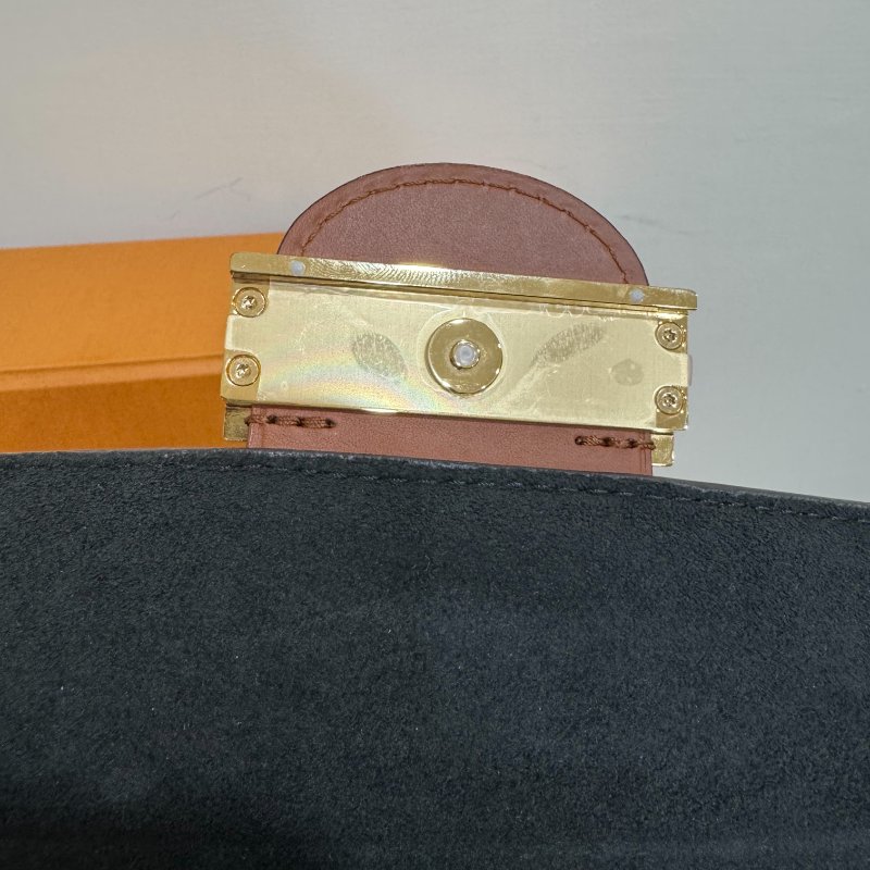 LV DAUPHINE 帆布鏈帶斜背包-14