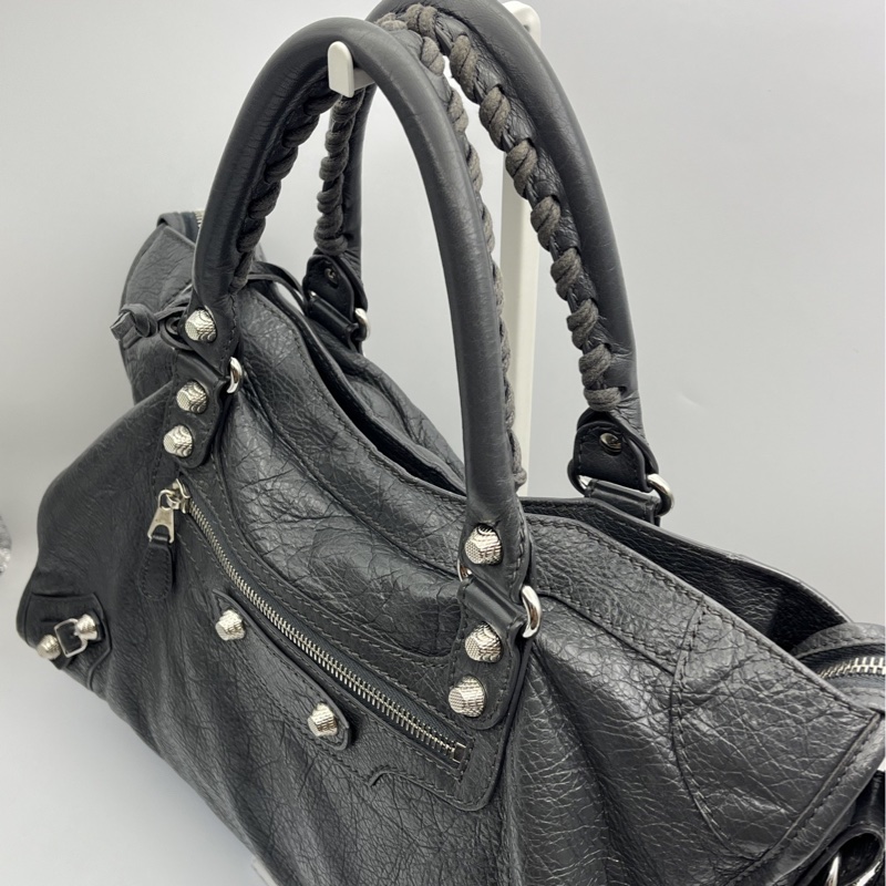 🏷️ Balenciaga 灰色機車包-6