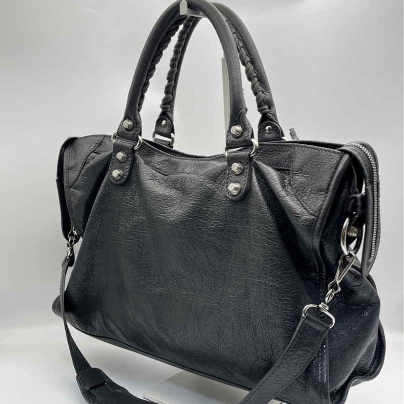 🏷️ Balenciaga 灰色機車包-7