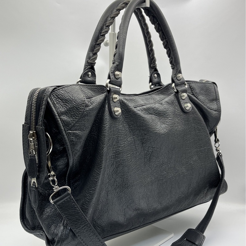 🏷️ Balenciaga 灰色機車包-8