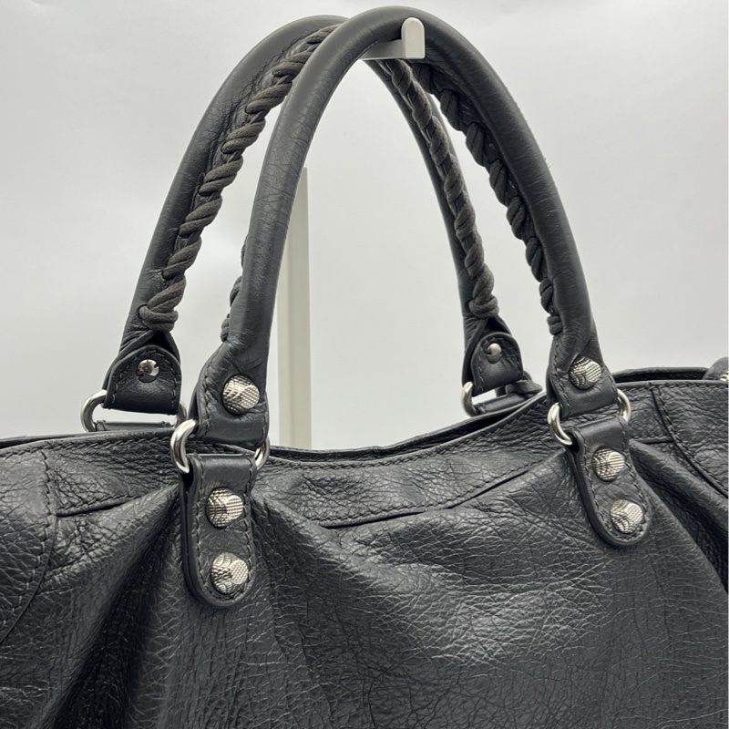 🏷️ Balenciaga 灰色機車包-9