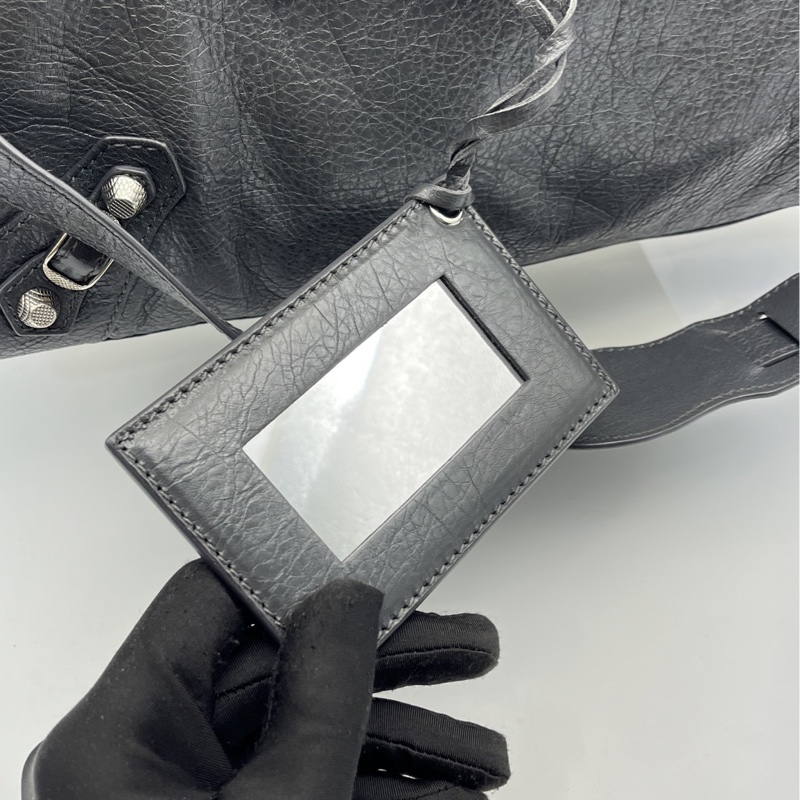 🏷️ Balenciaga 灰色機車包-10