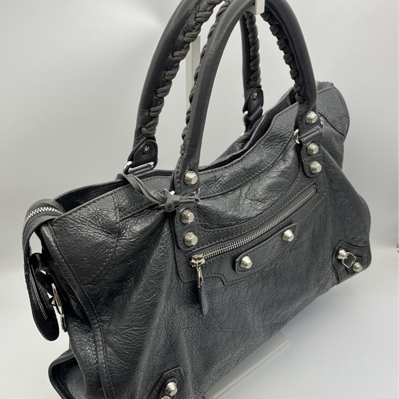 🏷️ Balenciaga 灰色機車包-17