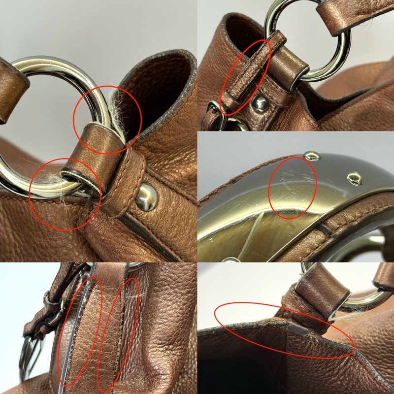 PRADA 普拉達 香檳棕牛皮肩背包-7