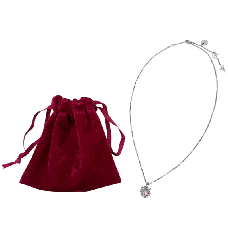 ROGER VIVIER 水鑽 貓咪 頸鏈-1