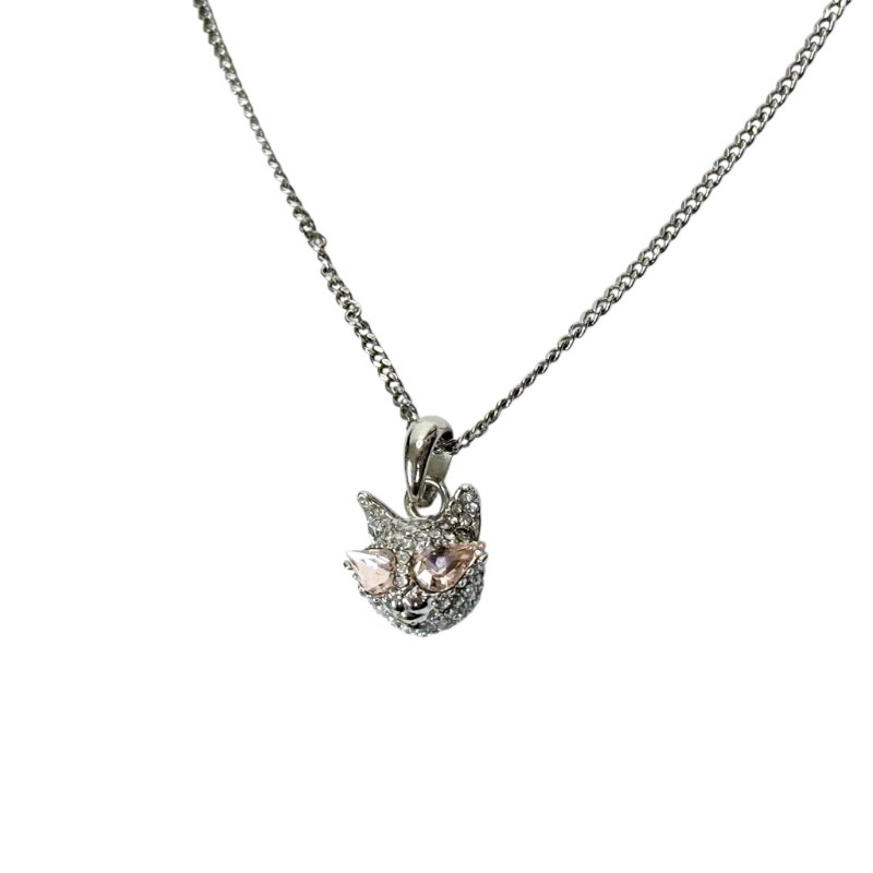 ROGER VIVIER 水鑽 貓咪 頸鏈-3