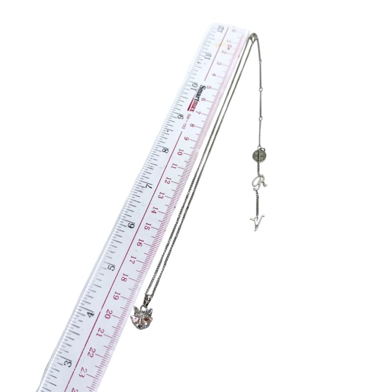 ROGER VIVIER 水鑽 貓咪 頸鏈-10